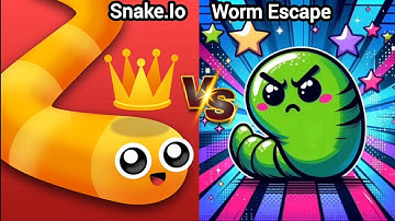 Worm Escape Vs Snake.io Game Comparison!