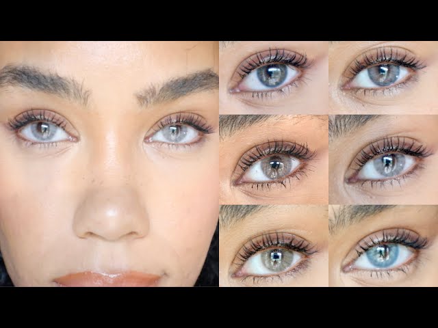 The Most Natural Contacts For BROWN EYES! Green Edition