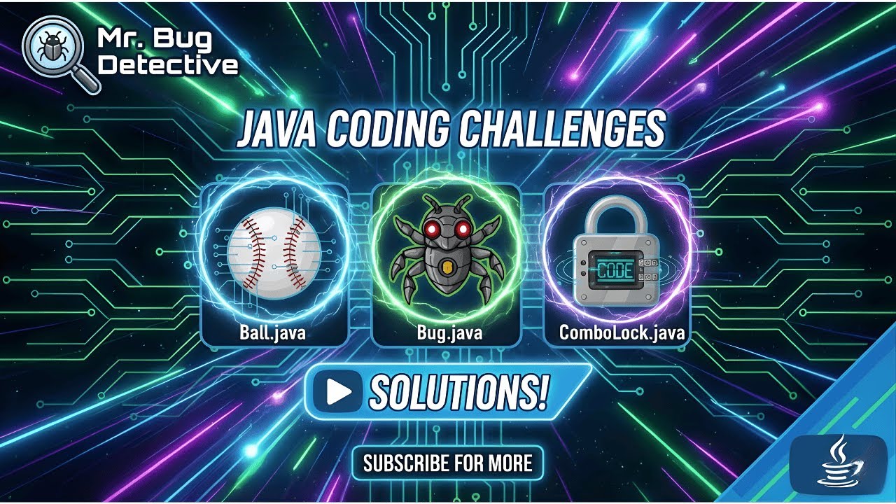 Weekly JAVA Coding Challenges 👨💻 - YouTube