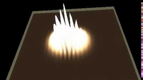 Collision of two Gaussian wave packets