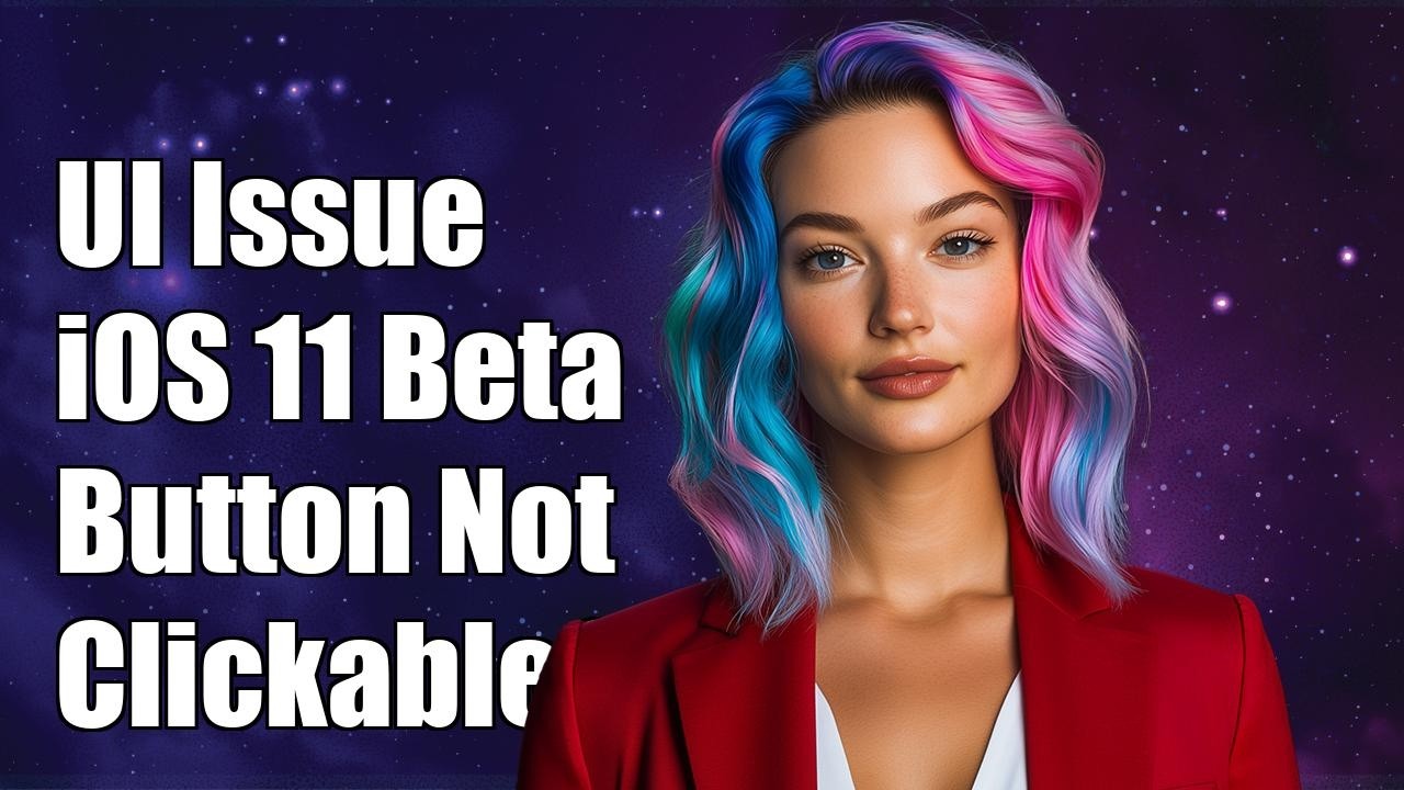 UIBarButtonItem not clickable on iOS 11 beta 7? - YouTube