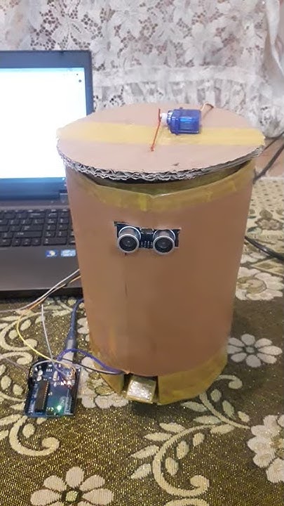 Smart dustbin using Arduino Uno - YouTube