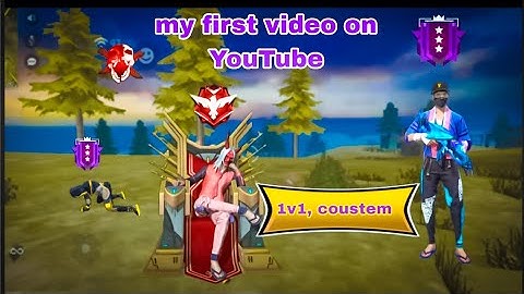 My first video on YouTube 1v1 Coustem my noob friends