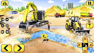 Sand Excavator Simulator Games Bulldozer   Real Construction - Android Gameplay screenshot 5