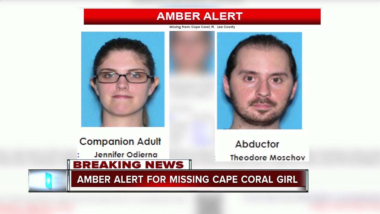 AMBER ALERT issued for 8-year-old girl from Cape Coral, Florida - YouTube