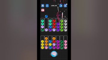 Lv 276 Ball Sort Puzzle - Color Game / 顏色分類遊戲 / ボールソーティングパズル (Guru Game)  #ballsortpuzzle