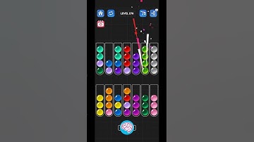 Lv 276 Ball Sort Puzzle - Color Game / 顏色分類遊戲 / ボールソーティングパズル (Guru Game)  #ballsortpuzzle