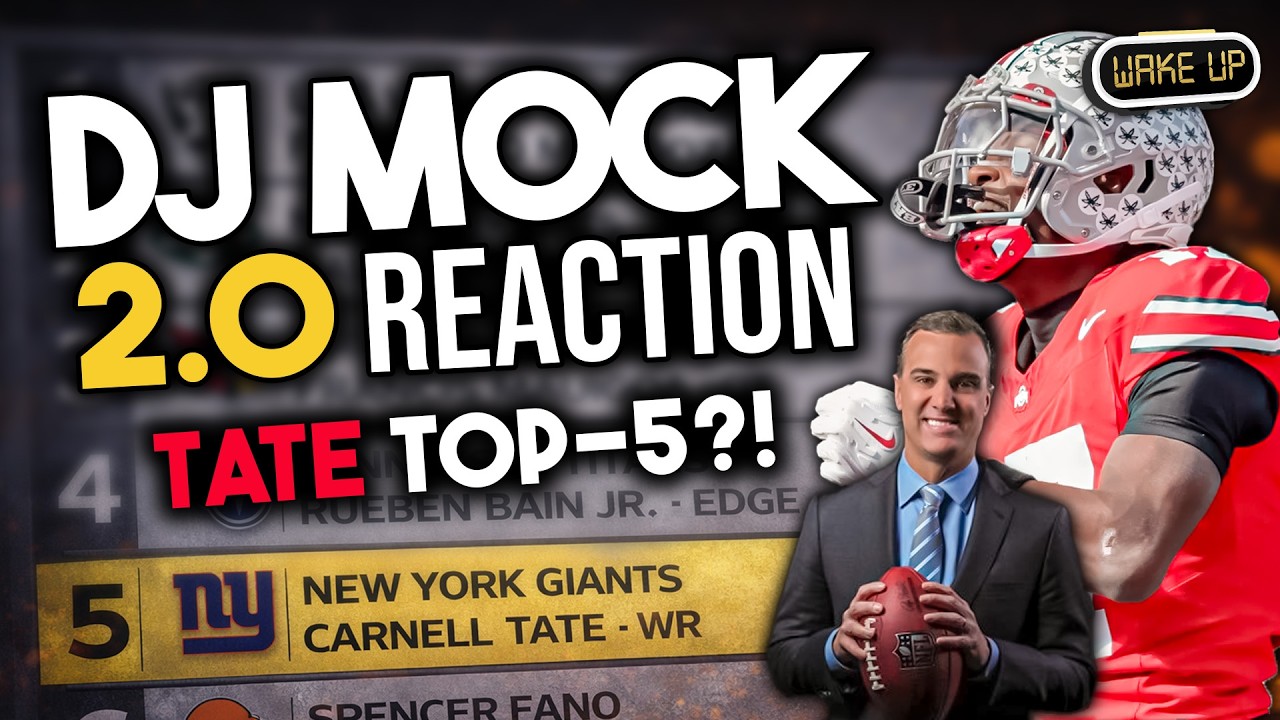 Реакция на второй вариант драфта Дэниела Джереми (Карнелл Тейт в «Джайентс» под 5-м номером!)