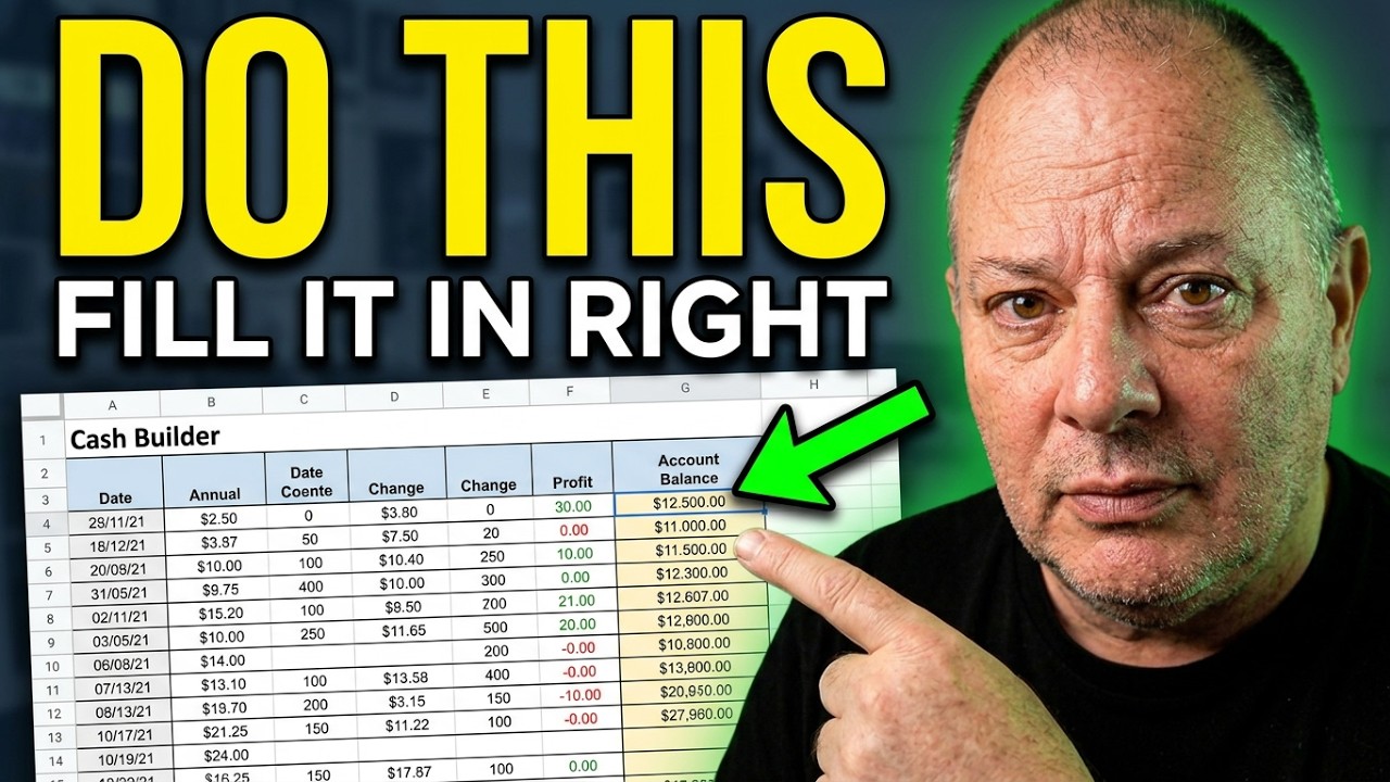 How to Fill in Cash Builder