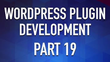 WordPress Plugin Development - Part 19 - Modular Callbacks