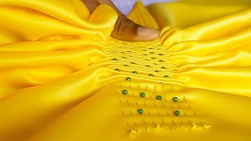 Easy DIY Ideas You Need To Try Beaded Smocking Tutorial by DIY Stitching