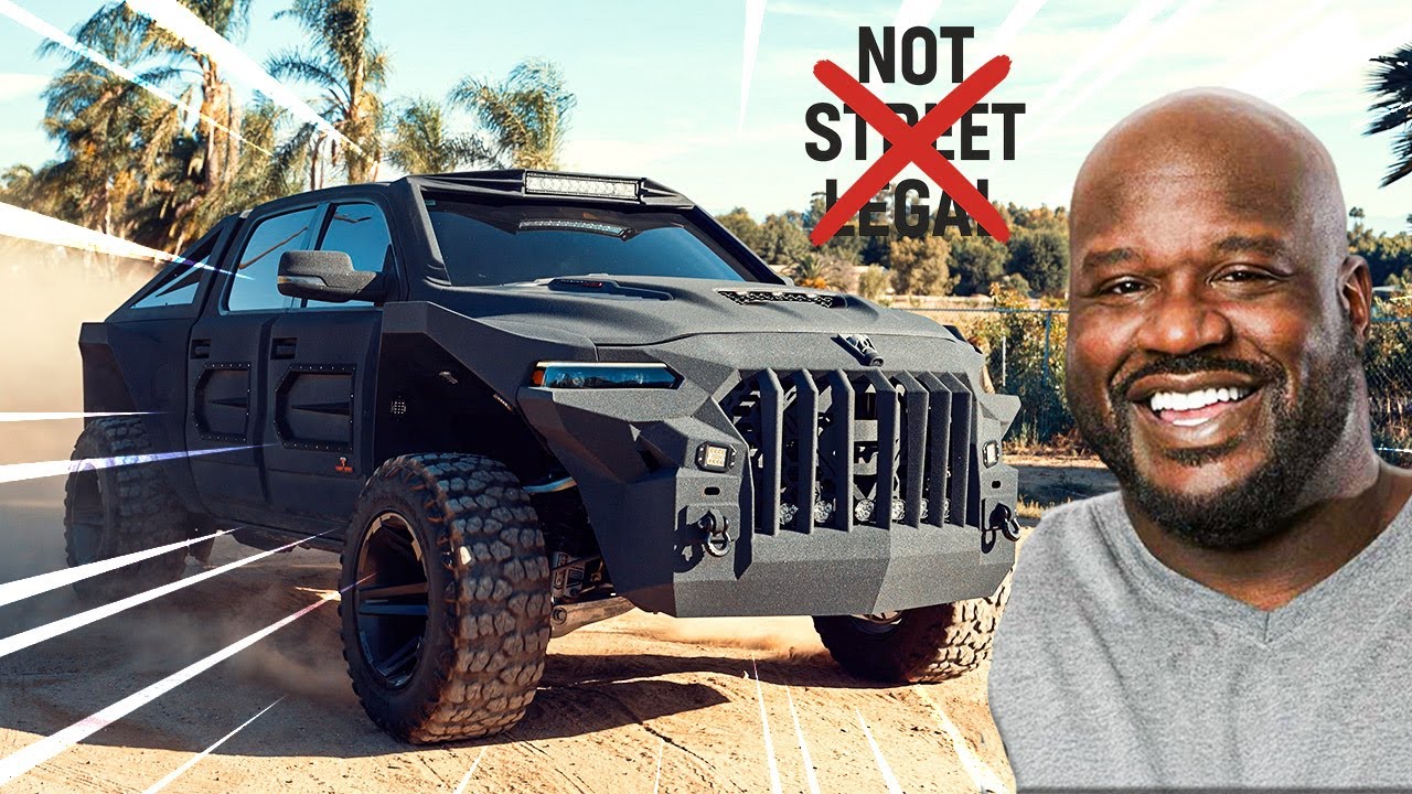 SHAQ'S $300k APOCALYPSE TRX is NOT Street legal 🔥🤯