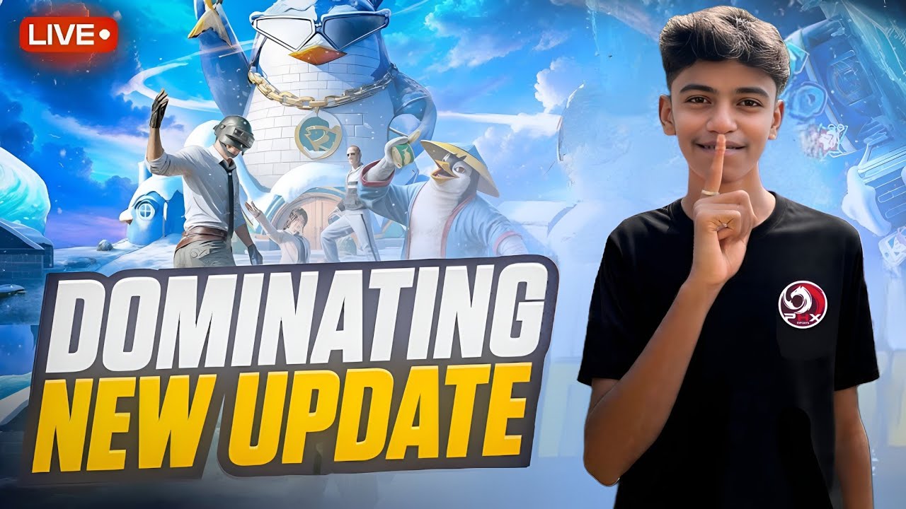 DOMINATING NEW UPDATE  ! BGMI LIVE WITH GILT IS LIVE  ! @JONATHANGAMINGYT