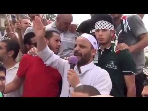 مسيرة الجزائر لنصرة غزة  "كلمة الشيخ أحمد ابراهيمي " 2014.07.25