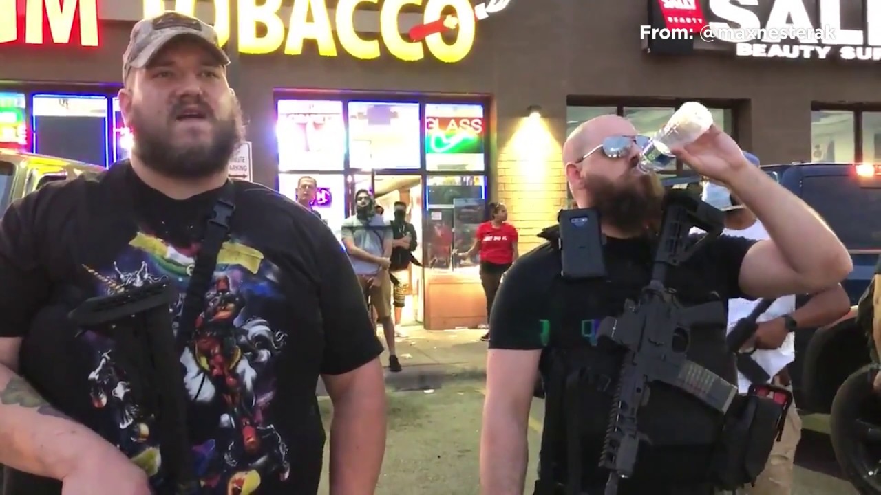 Armed Self Described “Rednecks” Protect Minneapolis Businesses - YouTube