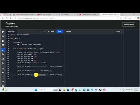 Java (Programming Language) Project 80: 'Access EnumMap Elements' Created by Trishanth Kumar