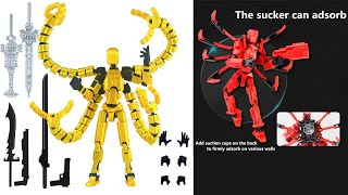 Dummy 13 Action Figure With Four Claws Vs Dummy 9 With Spider Legs