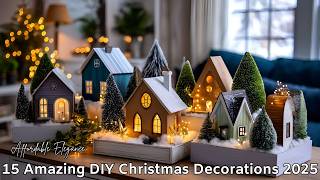 Transform Your Home with 15 Amazing DIY Christmas Decorations 2025!