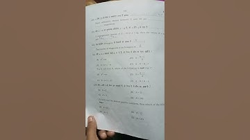 mathematics paper 2020-2021 class 11 of hbse board.                             video no.2