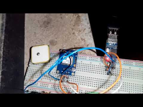 NEO6MV2 GPS with 16F887 PIC Microcontroller