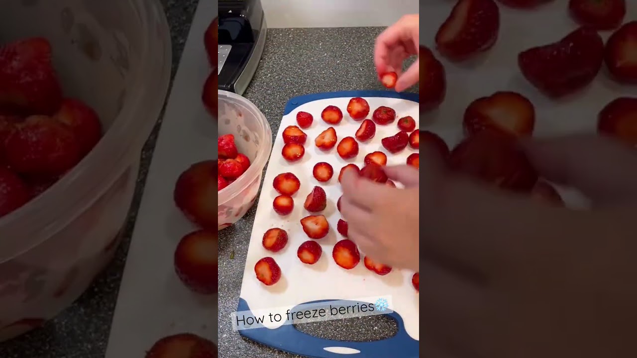 How to freeze berries❄️
