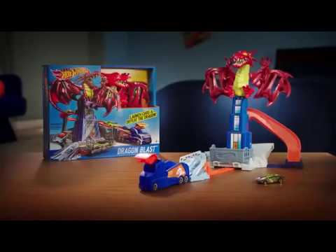 hot wheels dragon blast track set