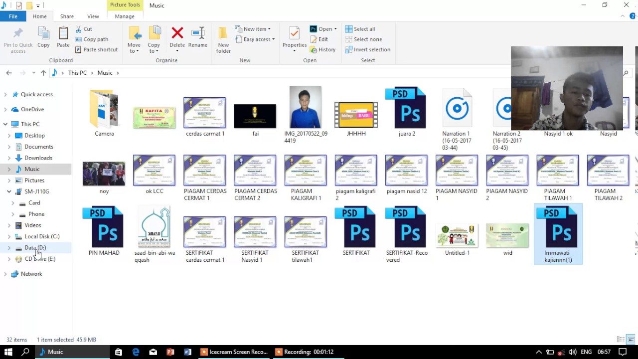 Cara membuka file photoshop 