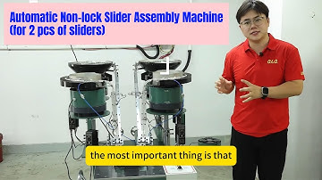 QLQ-002 Automatic Non-lock Slider Assembly Machine-Your Key to Efficient Zipper Making #slider
