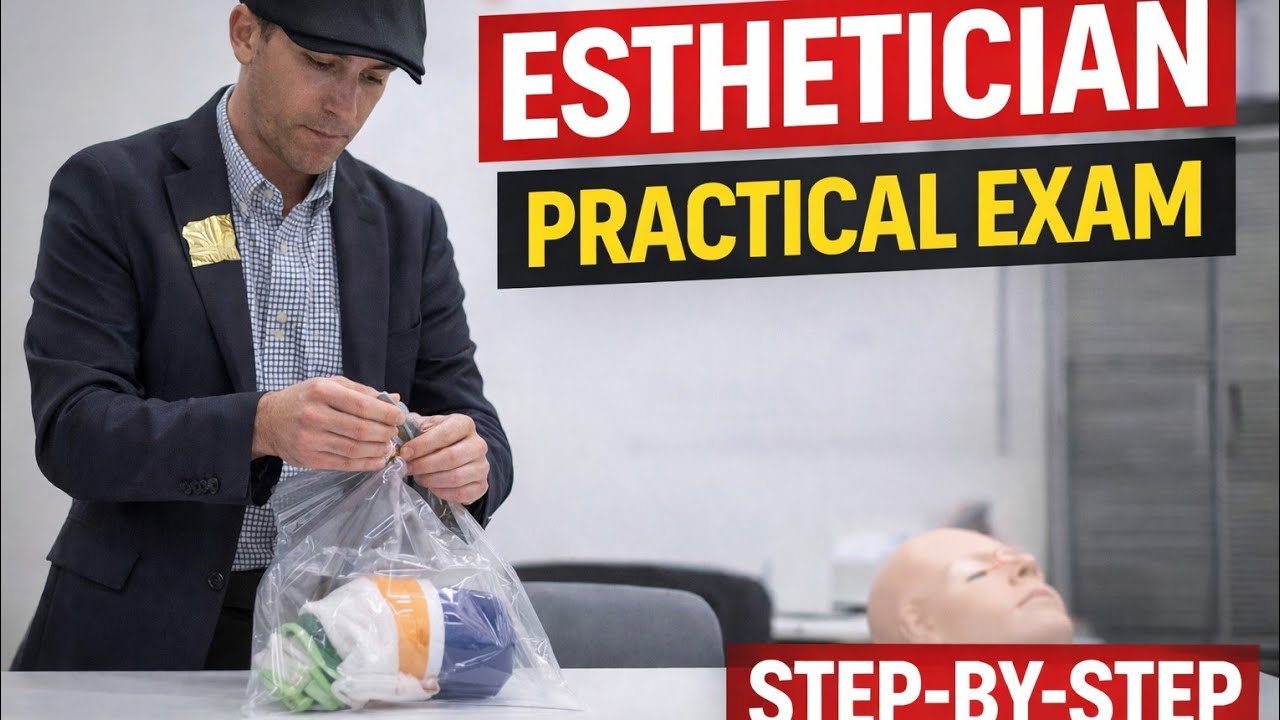 Esthetician State Board PSI Practical Exam Full Step by Step Tutorial