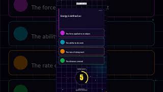What is the Definition of Energy? ⚡ | BECE JSS3 NECO Quiz Basic Science | ExamOven