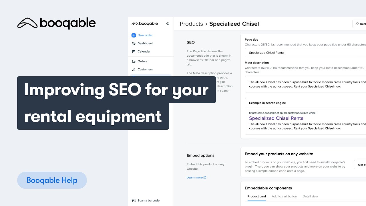 Improving SEO for your rental equipment