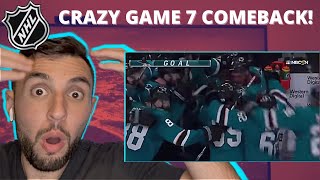 BASKETBALL FAN Reacts to NHL Unexpected Moments Part 2 *CRAZY NHL PLAYS AND INSANE COMEBACKS!*