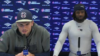 Hunter Henry & Deatrich Wise Jr. Address the Media | Patriots Press Conference