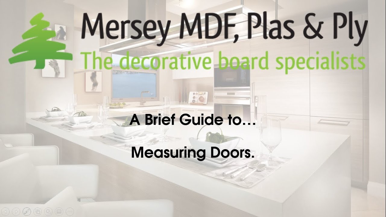 How to Measure Kitchen Unit Door by Mersey MDF, Plas and Ply YouTube