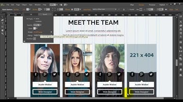 How to Edit "Team" Section | Premium Adobe Muse Template "Extreme Agency"