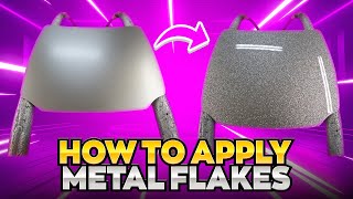 How To Mix And Spray Metal Flake Step By Step for a Lowrider Paint Job and Graphics