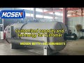 DN1540 custmized industrial rubber curing autoclave display