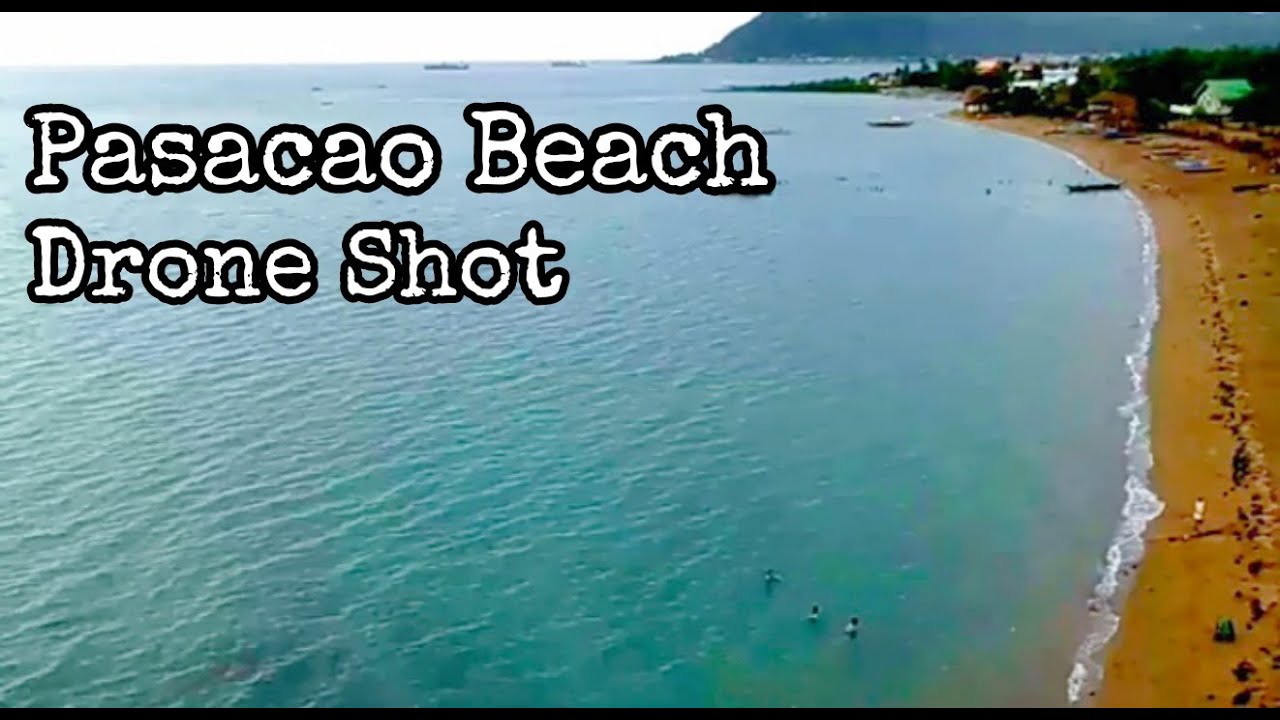 Pasacao Beach Drone Shot