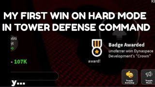 My friend carried me in Tower Defense Command!! | Roblox Update