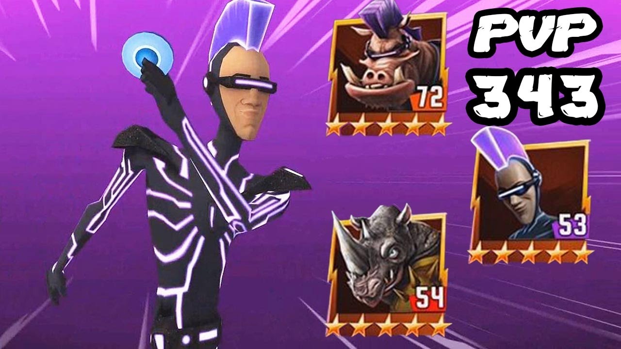 TMNT Legends PVP 343 (Bebop, Rocksteady, Zeck) ios game controller