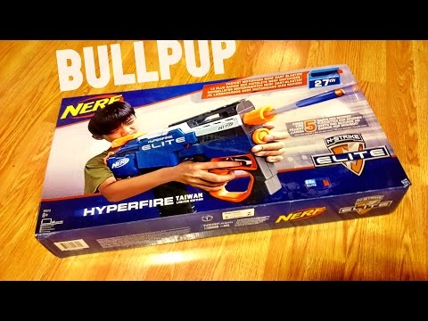 nerf hyperfire taiwan special edition nerf bullpup mod by duoen