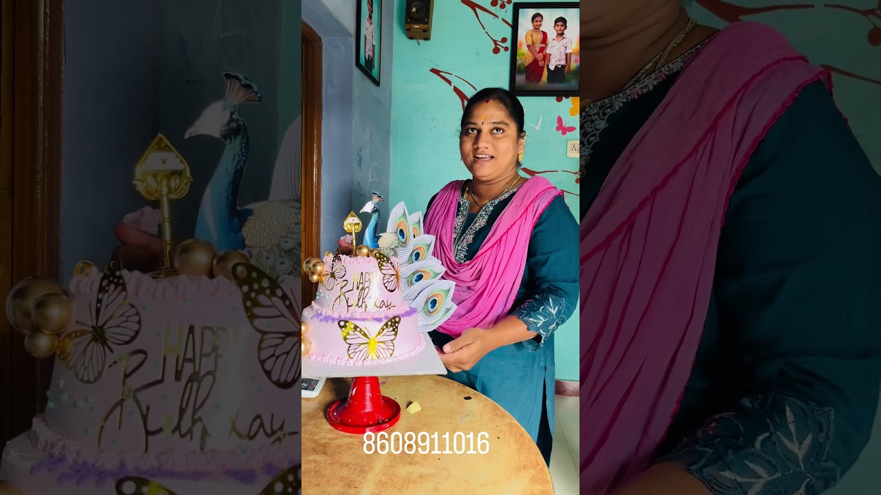 # வேல் மயில் Cake back withV-j Priya home-made ￼