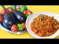 مسقعة بتنجان اقتصاديه بدون زيت ولا تحمير🔥#food #cooking #اكلات