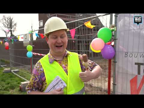 Kinderen nemen kijkje op bouwplaats nieuwe school Altweerterheide
