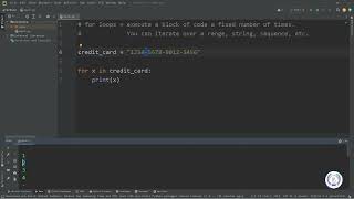 13 - For Loop python