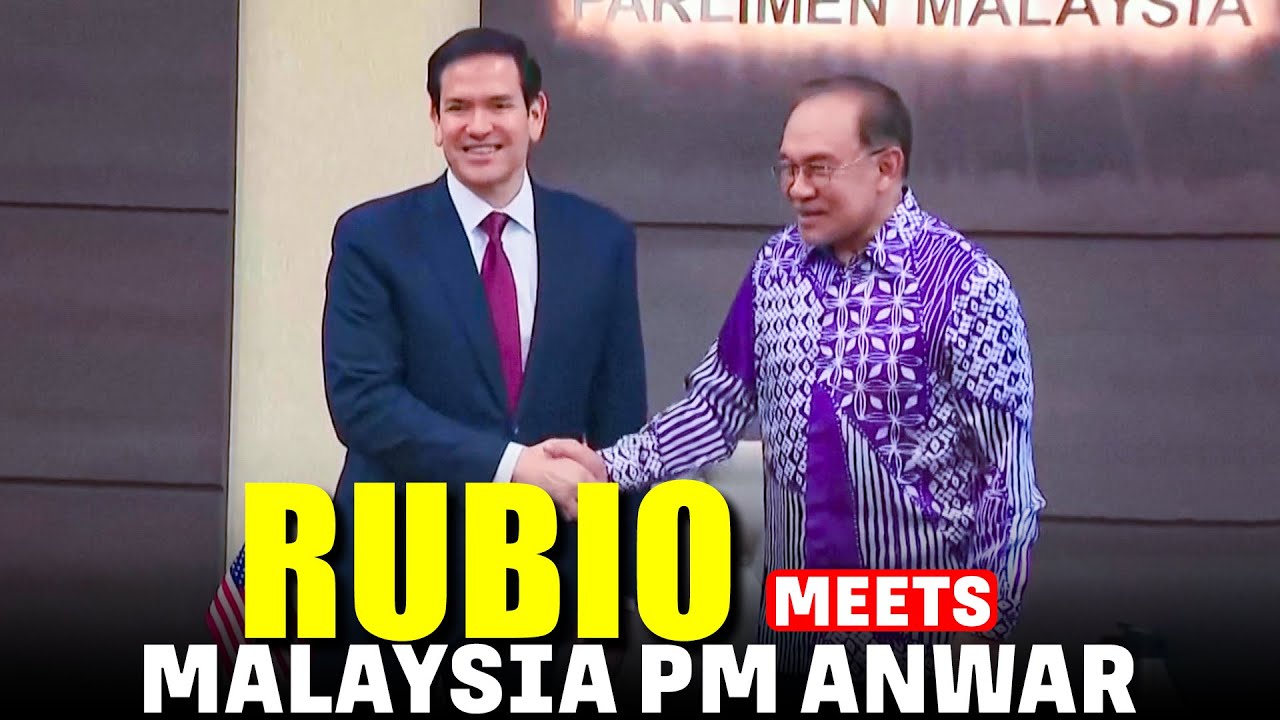 US Secretary of state Rubio meets Malaysia PM Anwar on sidelines of ...