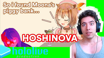 Reacting to Local Squirrel counting coins and got raided by Hoshinova [Hololive Reaction]