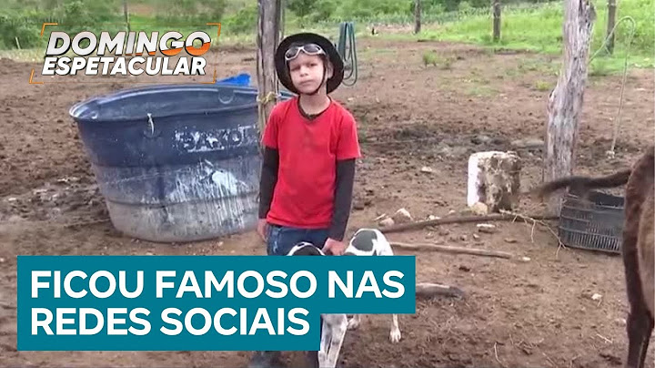 Achamos no Brasil: Conheça Gutinho, o menino de nove anos que vai à escola montado em porco