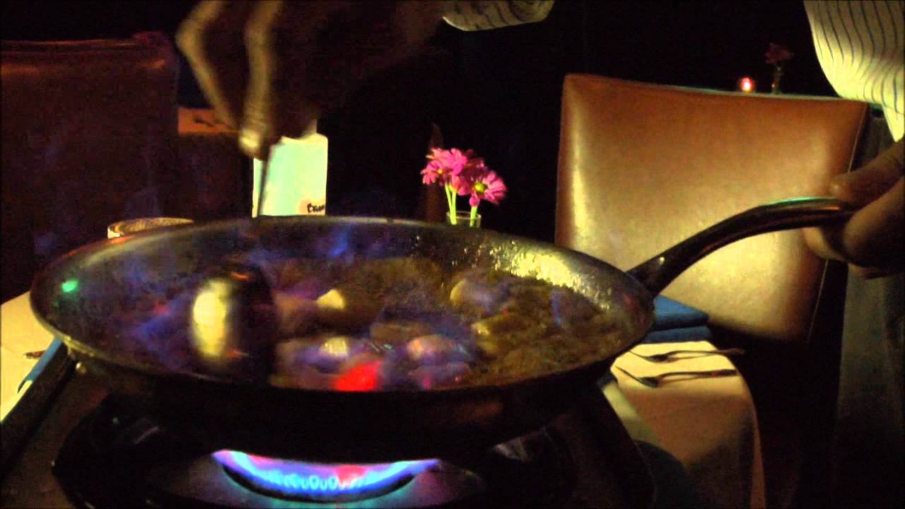 Tableside Bananas Foster at Zin Bistro Americana.wmv YouTube
