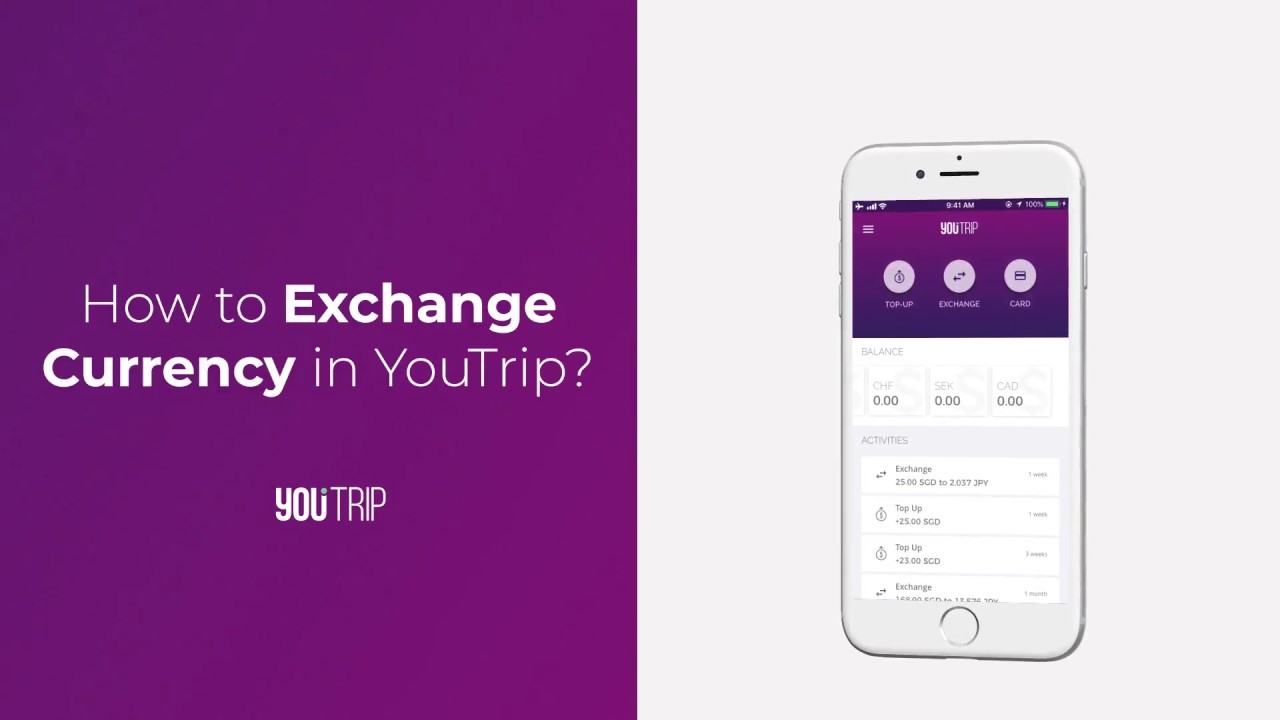 youtrip  New Update  How to Exchange Money on YouTrip